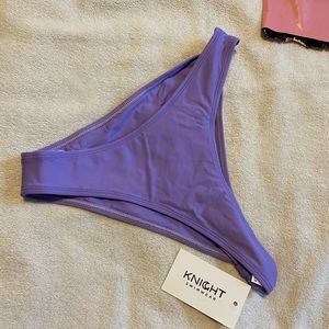 New w/tags Knight Swimwear purple rain bottom